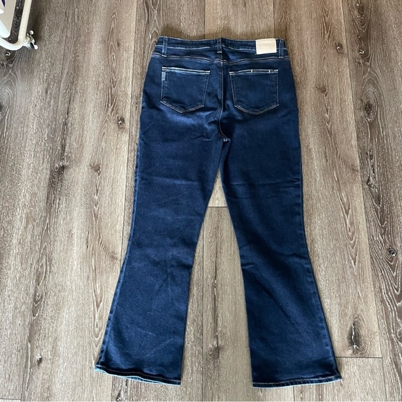 PAIGE Claudine Plus Flare Jean Size 32 Color Devoted - Picture 6 of 15